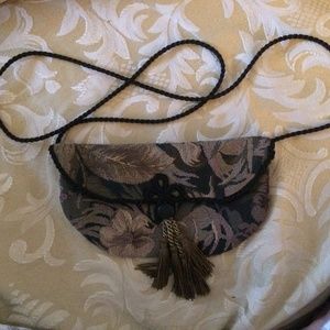 FREE with bundle of 3 or more! Brocade shoulder purse
